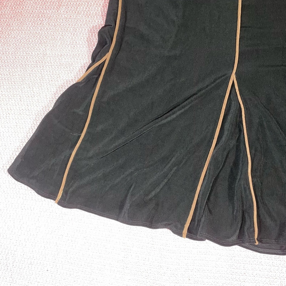 Citiknits Womens Long Maxi Skirt Size L Black - Picture 7 of 13